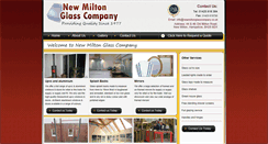 Desktop Screenshot of newmiltonglasscompany.co.uk